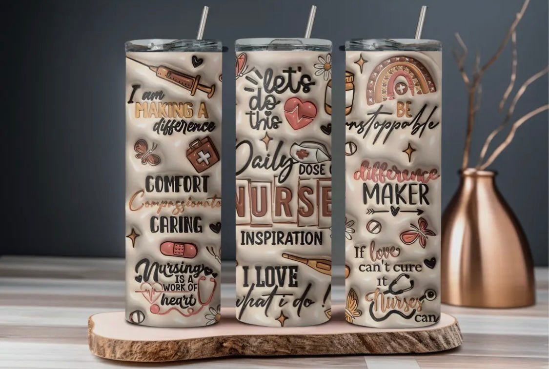 Daily Dose of Nurse 3D Tumbler