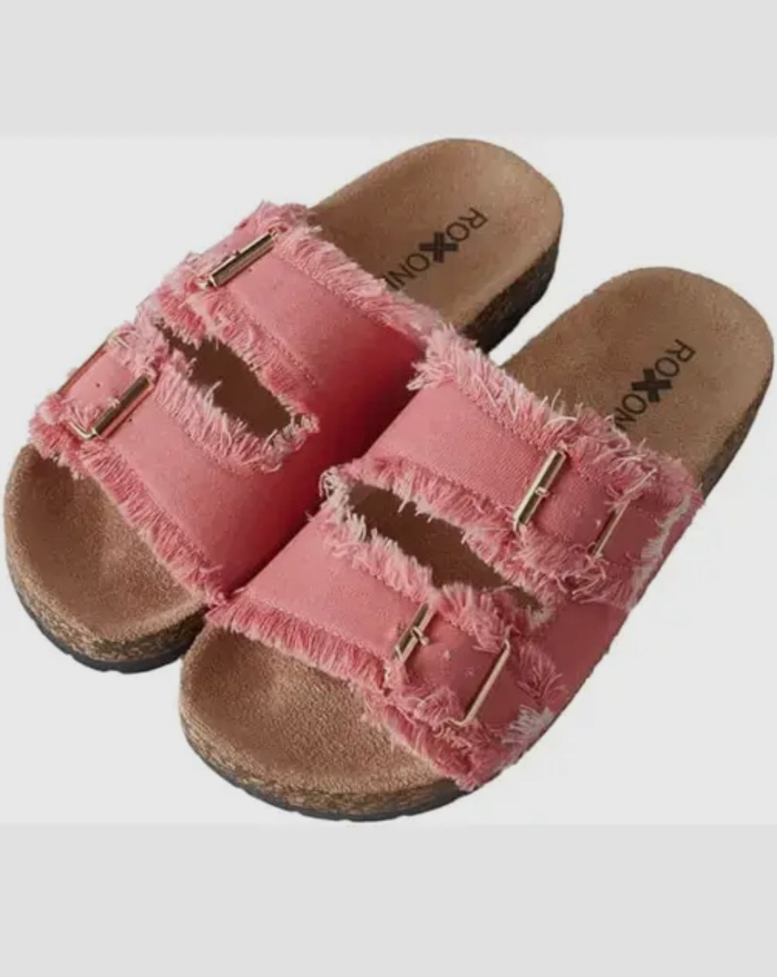 Women's Comfort Flat Sandals Double Buckle Adjustable Straps
