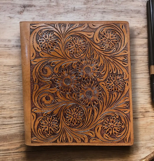 All Tooled Leather Planner