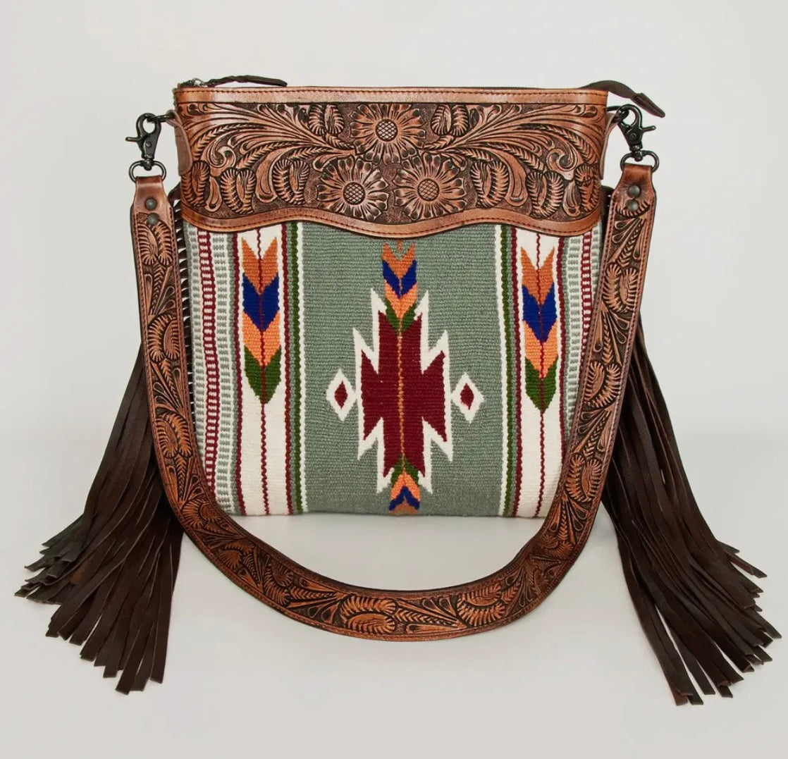 Crossbody Genuine Western Leather Women Bag
