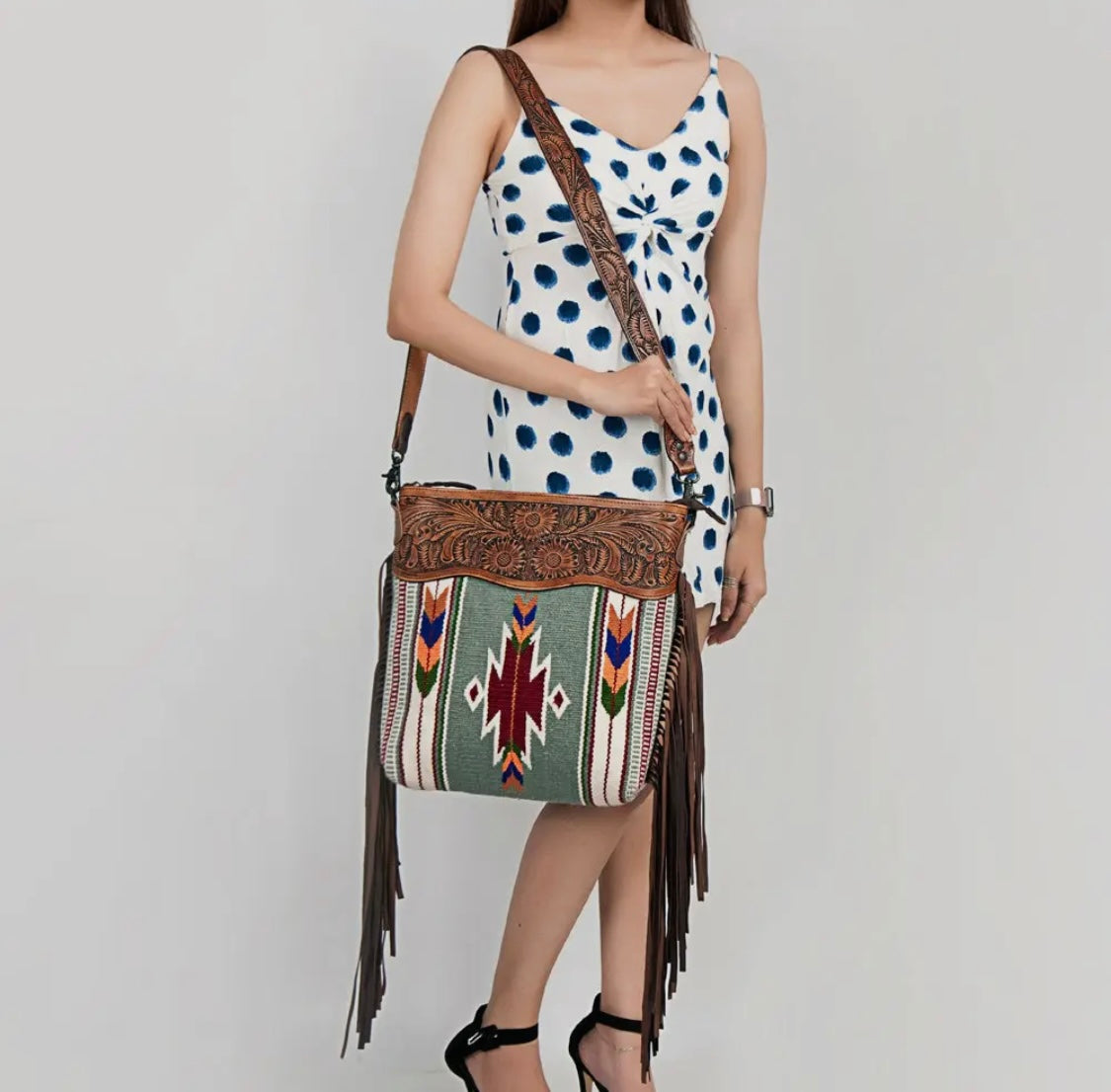 Crossbody Genuine Western Leather Women Bag