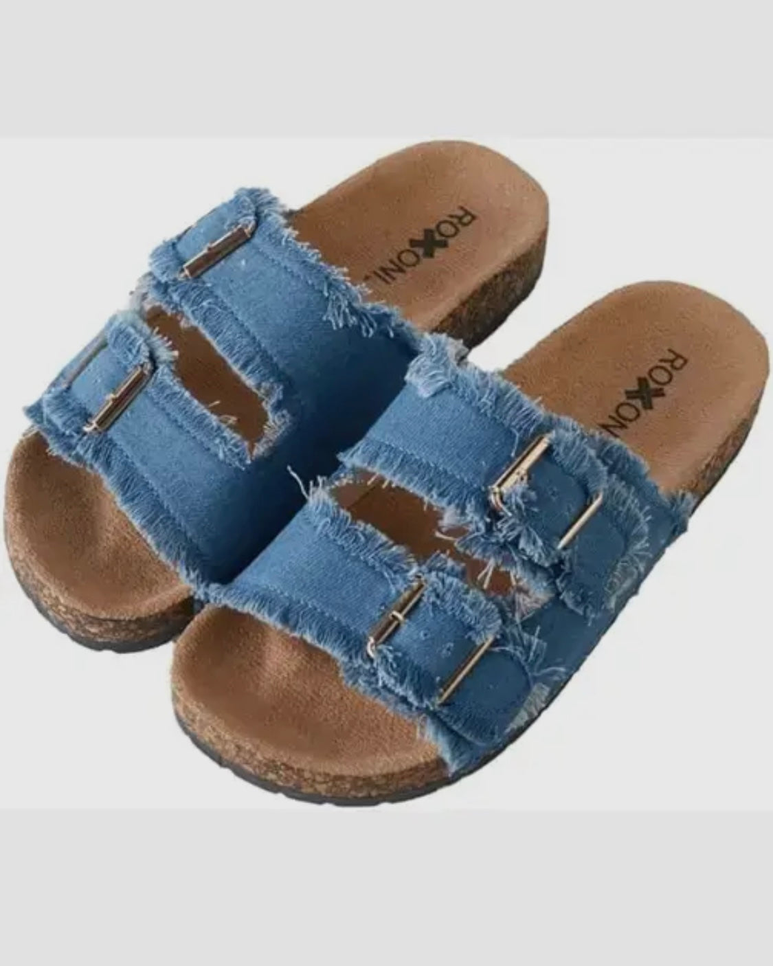 Women's Comfort Flat Sandals Double Buckle Adjustable Straps