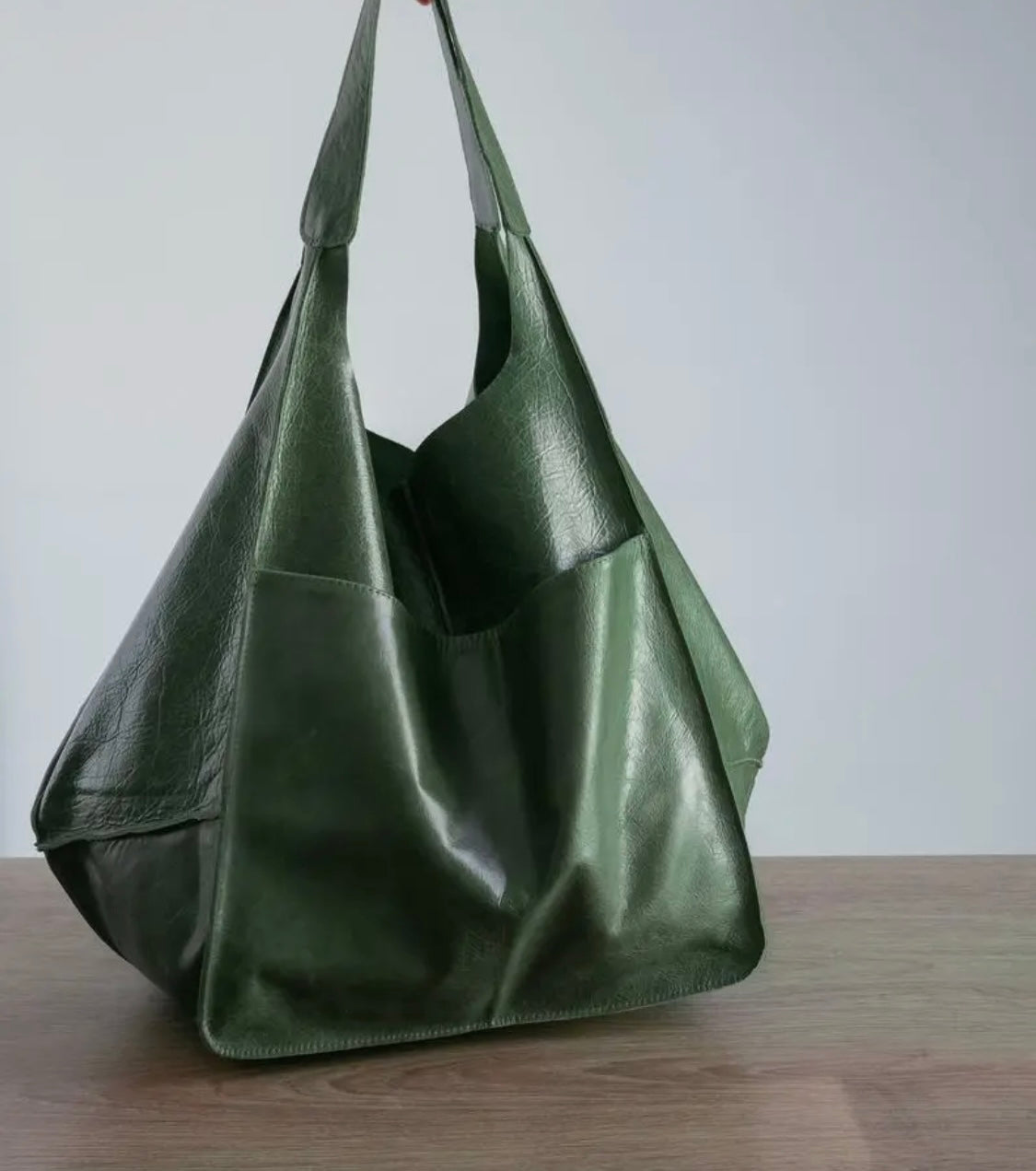 Faux Leather XL  Everything Tote Bag