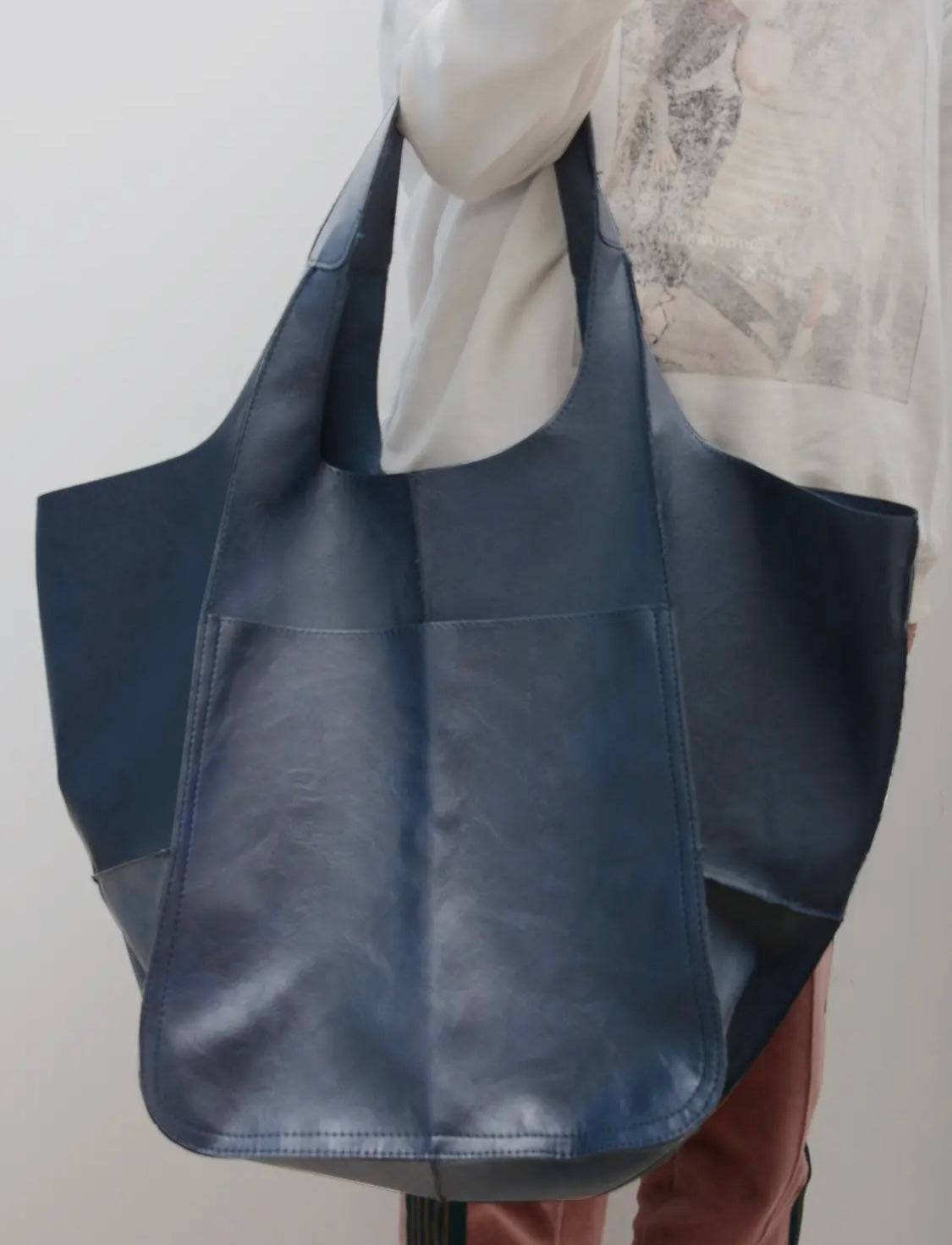 Faux Leather XL  Everything Tote Bag