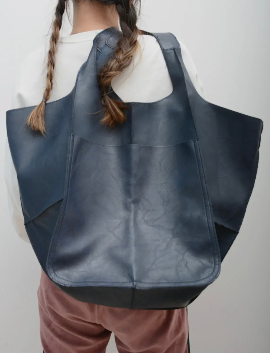 Faux Leather XL  Everything Tote Bag
