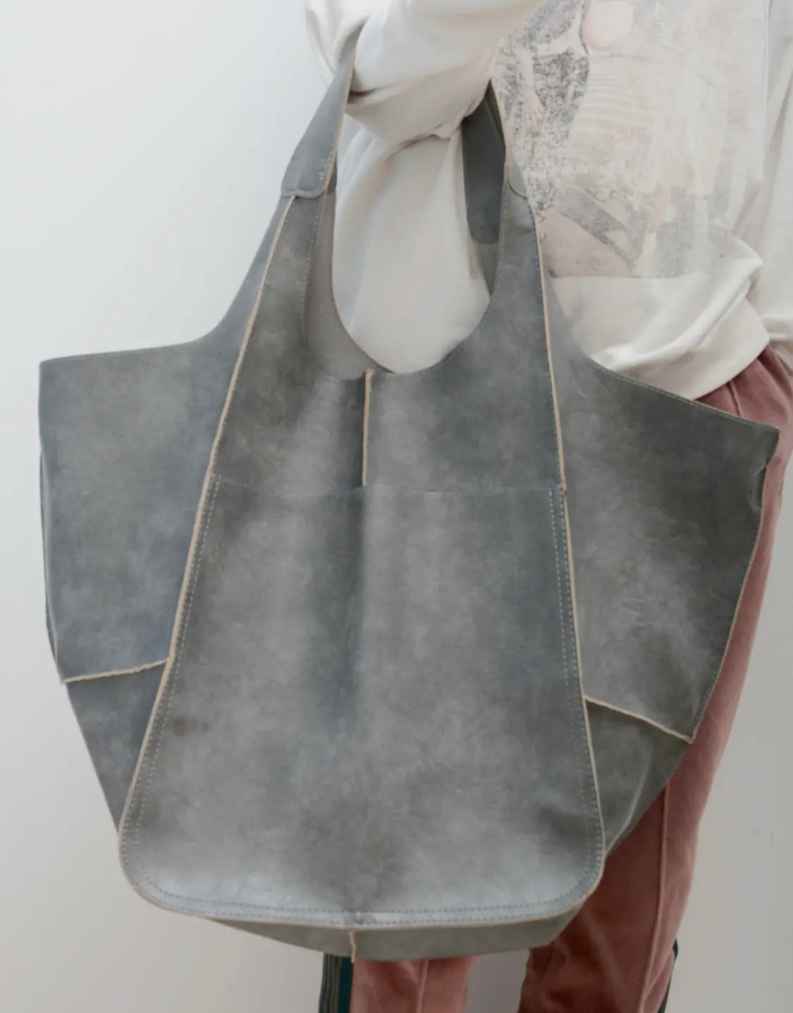 Faux Leather XL  Everything Tote Bag