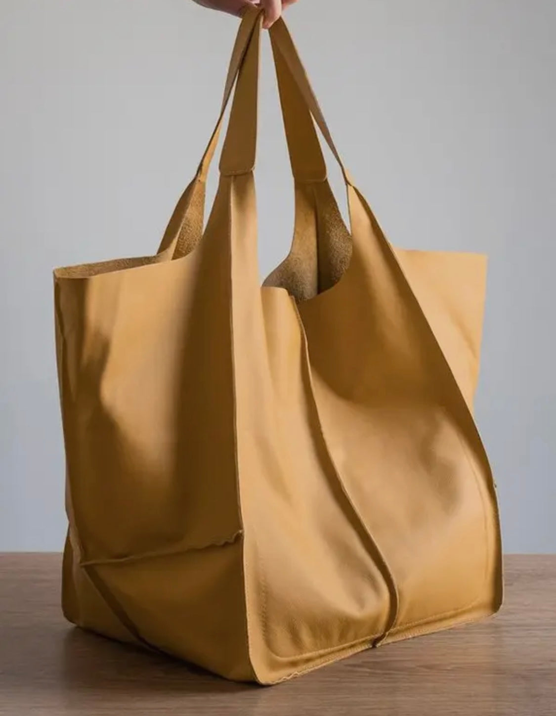 Faux Leather XL  Everything Tote Bag