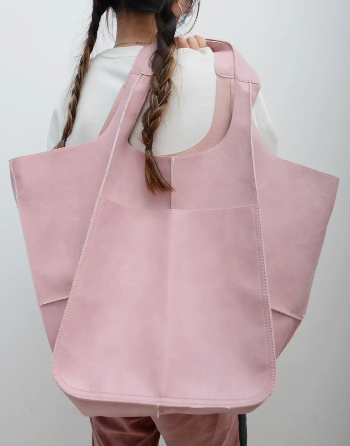 Faux Leather XL  Everything Tote Bag